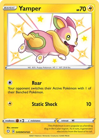 Yamper 39/73 from Shining Fates