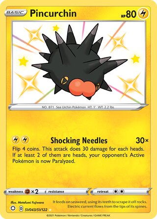 Pincurchin 43/73 from Shining Fates