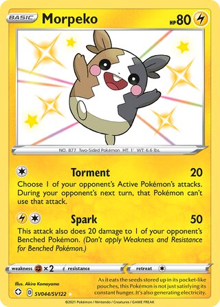 Morpeko 44/73 from Shining Fates