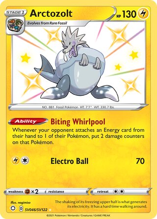 Arctozolt 46/73 from Shining Fates