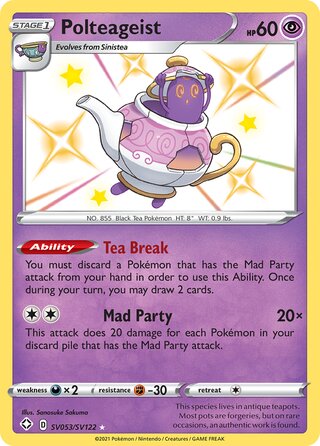 Polteageist 53/73 from Shining Fates