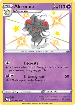 Alcremie 58/73 from Shining Fates