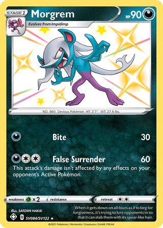 Morgrem 84/73 from Shining Fates