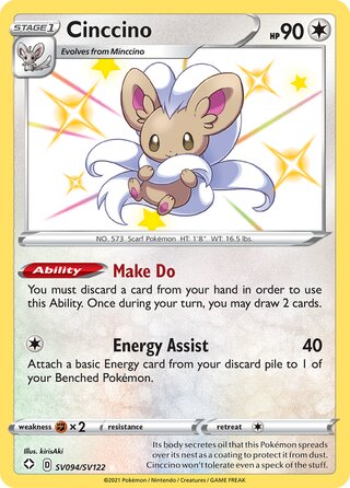 Cinccino 94/73 from Shining Fates