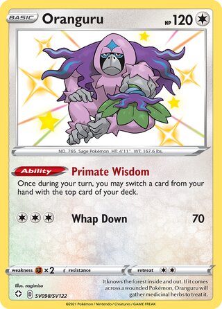 Oranguru 98/73 from Shining Fates