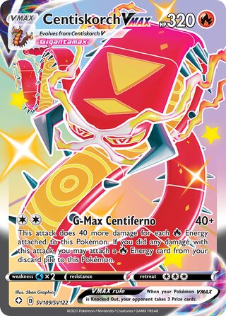 Centiskorch VMAX 109/73 from Shining Fates