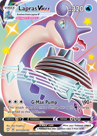 Lapras VMAX 111/73 from Shining Fates
