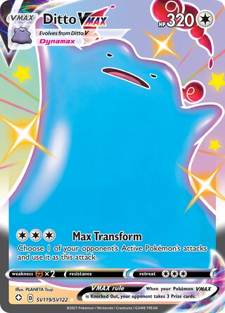 Ditto VMAX 119/73 from Shining Fates