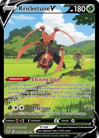 Kricketune V 12/30 from Silver Tempest (Trainer Gallery)