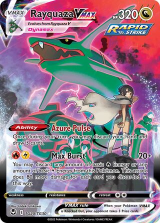 Rayquaza VMAX 20/30 from Silver Tempest (Trainer Gallery)