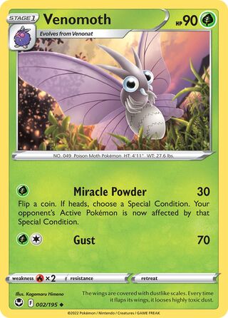 Venomoth 2/245 from Silver Tempest