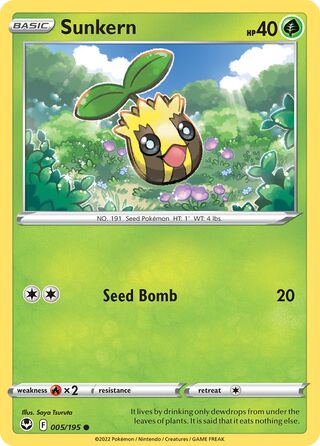 Sunkern 5/245 from Silver Tempest