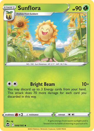 Sunflora 6/245 from Silver Tempest