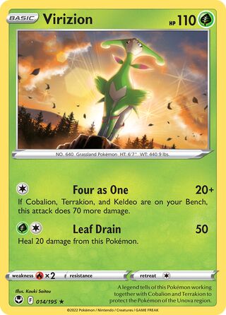 Virizion 14/245 from Silver Tempest