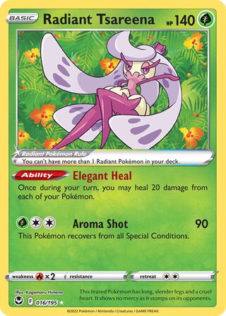 Radiant Tsareena 16/245 from Silver Tempest