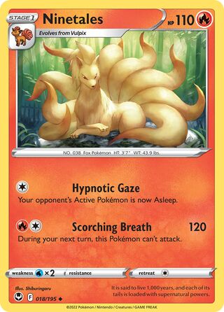 Ninetales 18/245 from Silver Tempest