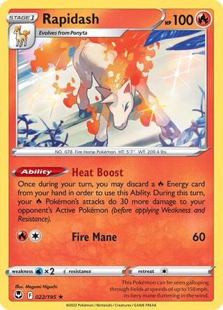 Rapidash 22/245 from Silver Tempest