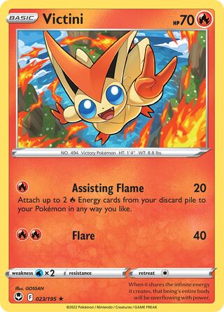 Victini 23/245 from Silver Tempest
