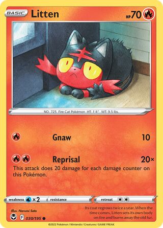 Litten 30/245 from Silver Tempest
