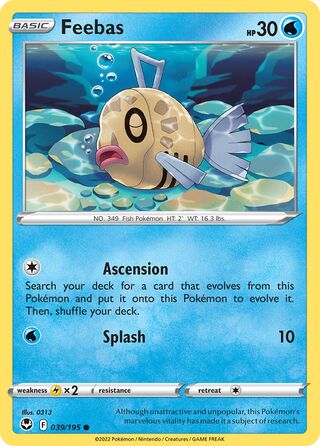 Feebas 39/245 from Silver Tempest