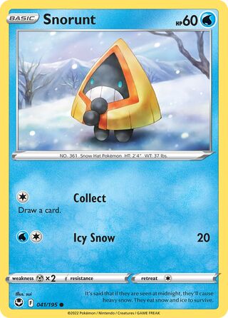 Snorunt 41/245 from Silver Tempest
