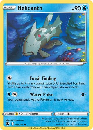 Relicanth 44/245 from Silver Tempest
