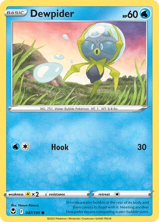 Dewpider 47/245 from Silver Tempest