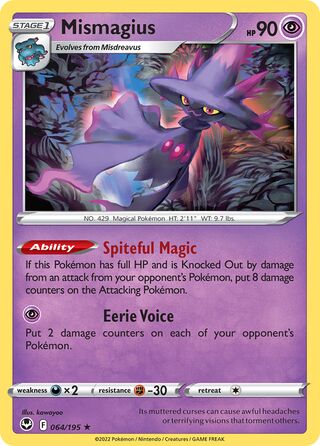 Mismagius 64/245 from Silver Tempest