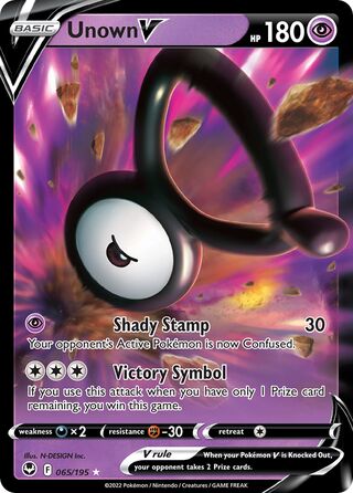 Unown V 65/245 from Silver Tempest
