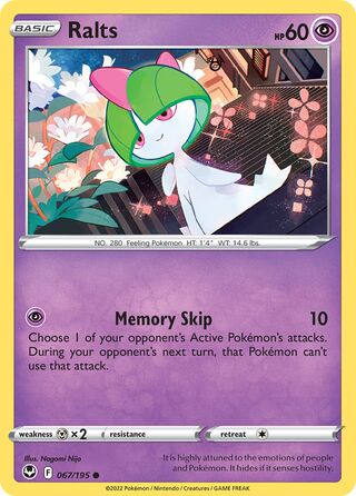 Ralts 67/245 from Silver Tempest