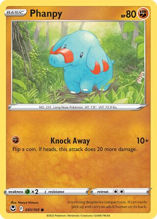 Phanpy 91/245 from Silver Tempest