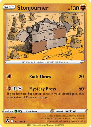 Stonjourner 101/245 from Silver Tempest