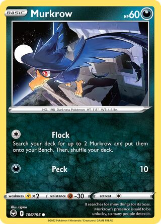 Murkrow 106/245 from Silver Tempest