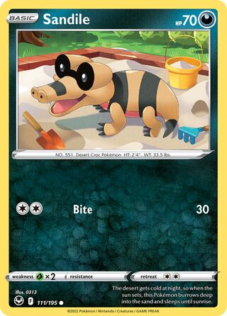 Sandile 111/245 from Silver Tempest