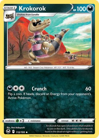 Krokorok 112/245 from Silver Tempest
