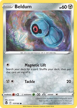 Beldum 117/245 from Silver Tempest