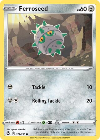 Ferroseed 121/245 from Silver Tempest