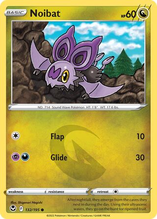 Noibat 132/245 from Silver Tempest
