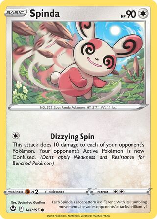 Spinda 141/245 from Silver Tempest