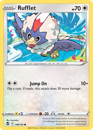 Rufflet 148/245 from Silver Tempest