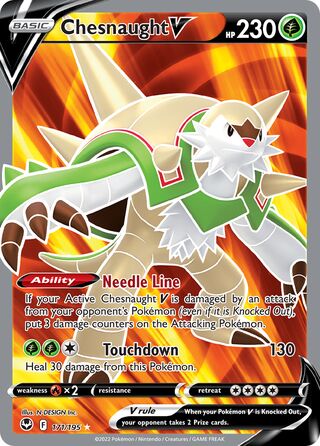 Chesnaught V 171/245 from Silver Tempest
