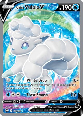 Alolan Vulpix V 173/245 from Silver Tempest