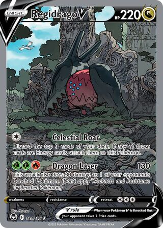 Regidrago V 184/245 from Silver Tempest
