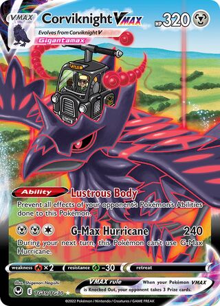 Corviknight VMAX 19/245 from Silver Tempest