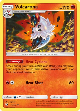 Volcarona 13/78 from Shining Legends