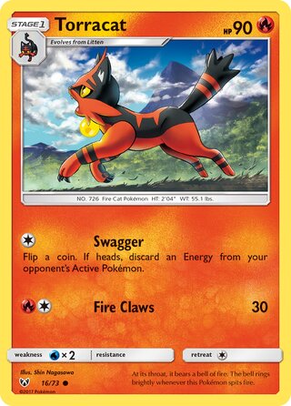 Torracat 16/78 from Shining Legends