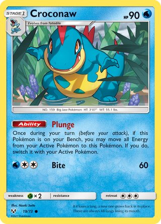 Croconaw 19/78 from Shining Legends