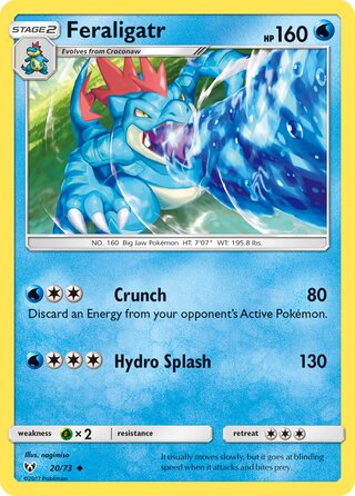 Feraligatr 20/78 from Shining Legends