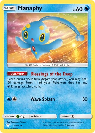 Manaphy 25/78 from Shining Legends