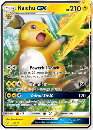 Raichu-GX 29/78 from Shining Legends